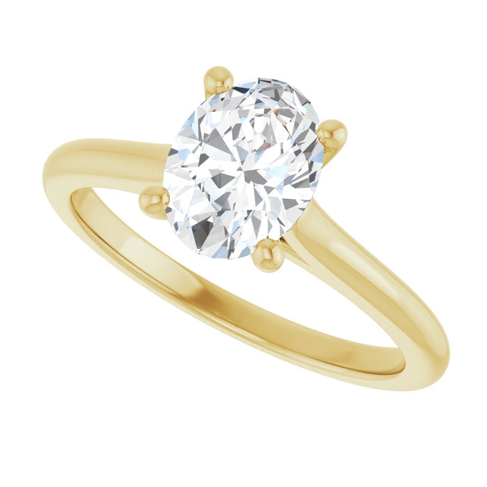 14K Yellow | Oval