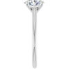 14K White | Oval