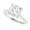 14K White | Cushion