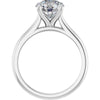 14K White | Round