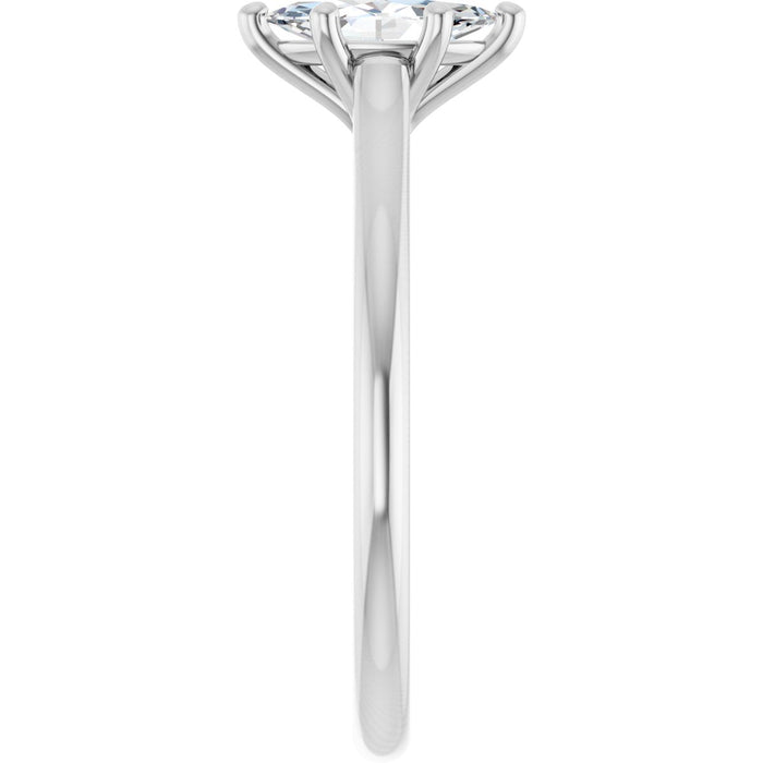 14K White | Marquise