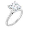 14K White | Asscher