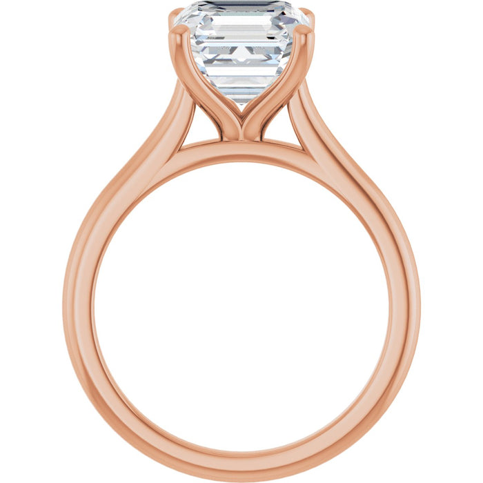 14K Rose | Asscher