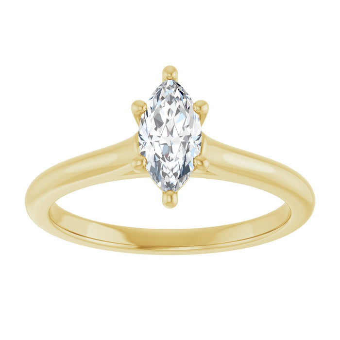 14K Yellow | Marquise