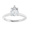 14K White | Pear