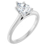 14K White | Pear