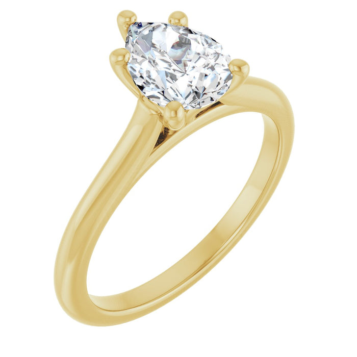 14K Yellow | Pear