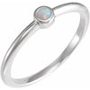 Natural White Opal | Round | 4mm | Natural White Opal | Round | 5mm