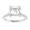 14K White | Asscher