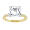 14K Yellow/White | Asscher