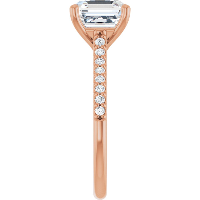 14K Rose | Asscher
