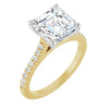 14K Yellow/White | Asscher | 18K Yellow/White | Asscher