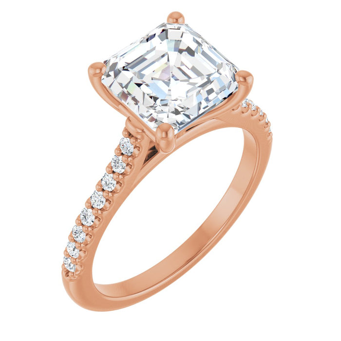 14K Rose | Asscher