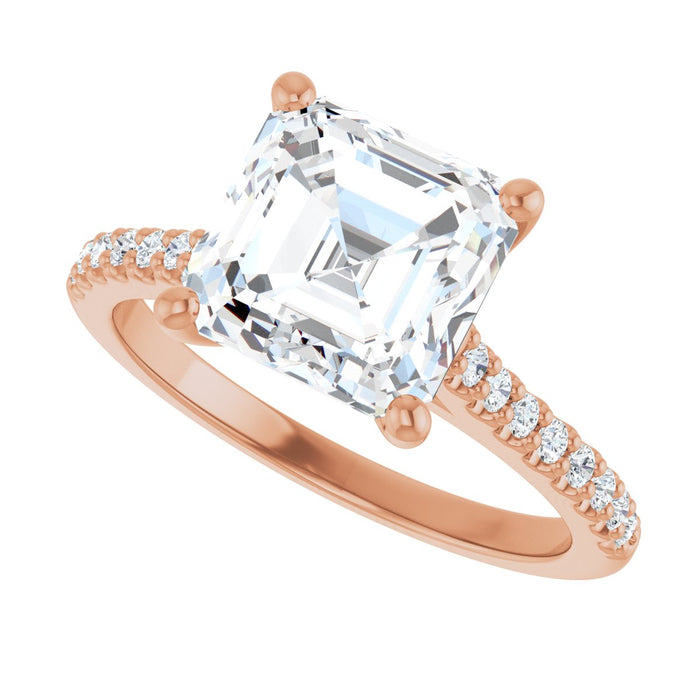 14K Rose | Asscher