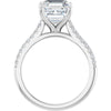 14K White | Asscher
