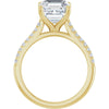 14K Yellow | Asscher