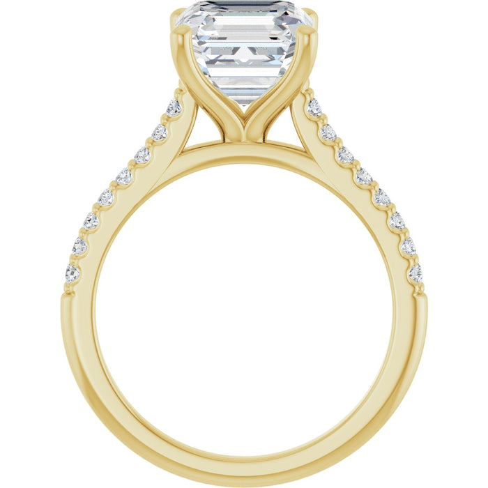 14K Yellow | Asscher