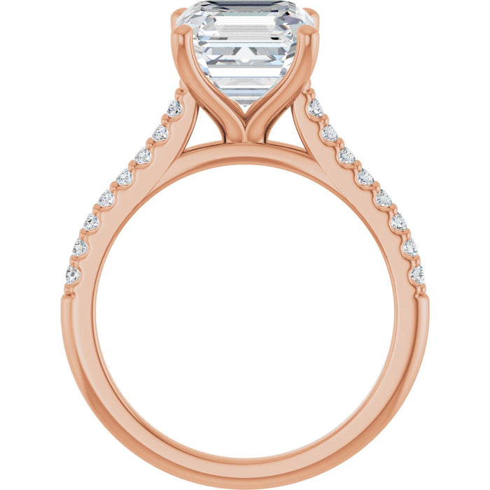 14K Rose | Asscher