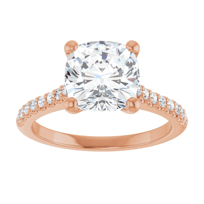 14K Rose | Cushion