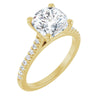 14K Yellow | Cushion