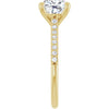 14K Yellow | Cushion