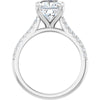 14K White | Cushion