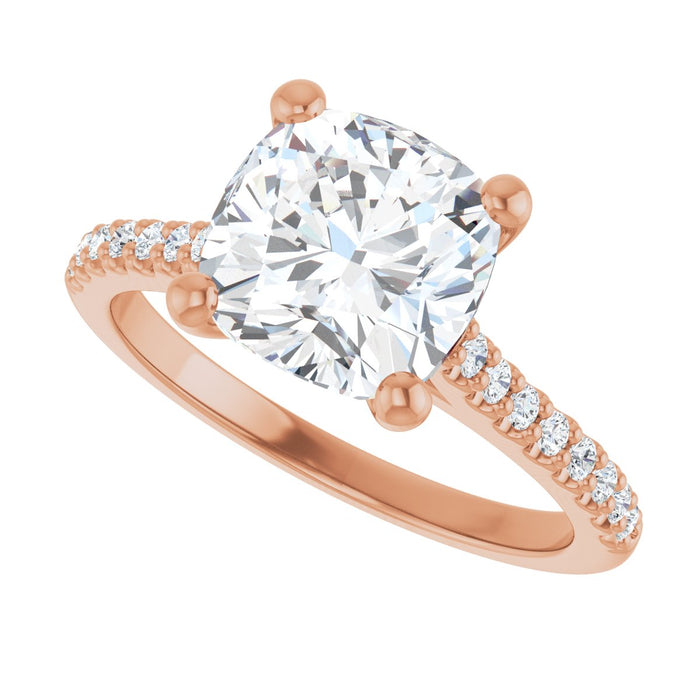 14K Rose | Cushion