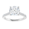 14K White | Round