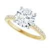 14K Yellow/White | Round