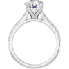 14K White | Round