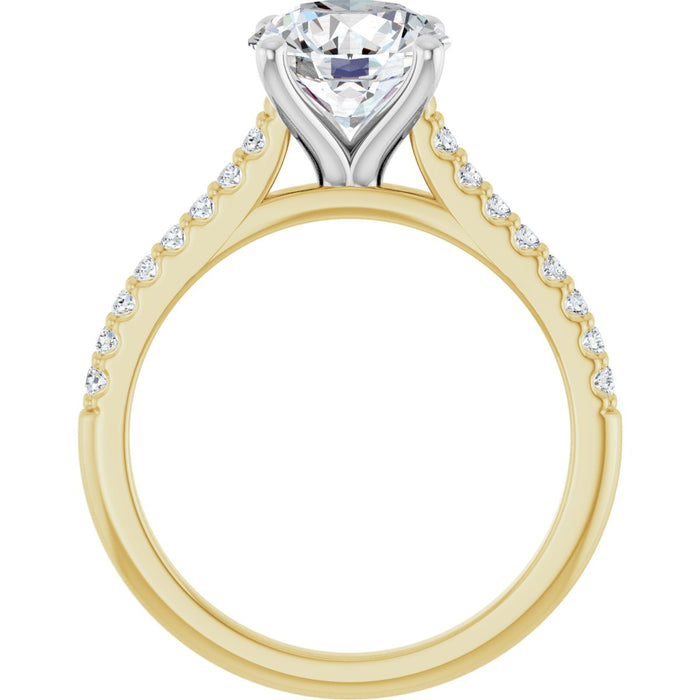 14K Yellow/White | Round