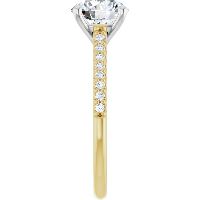 14K Yellow/White | Round