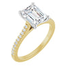 14K Yellow/White | Emerald | 18K Yellow/White | Emerald