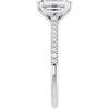 14K White | Emerald