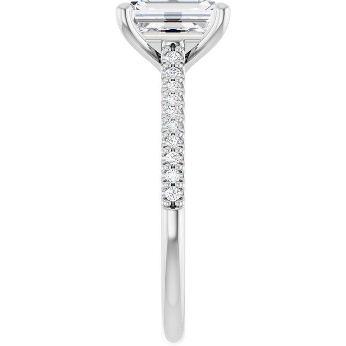 14K White | Emerald