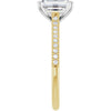 14K Yellow/White | Emerald