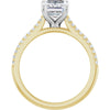 14K Yellow/White | Emerald