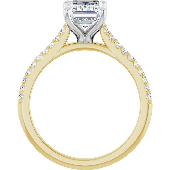 14K Yellow/White | Emerald