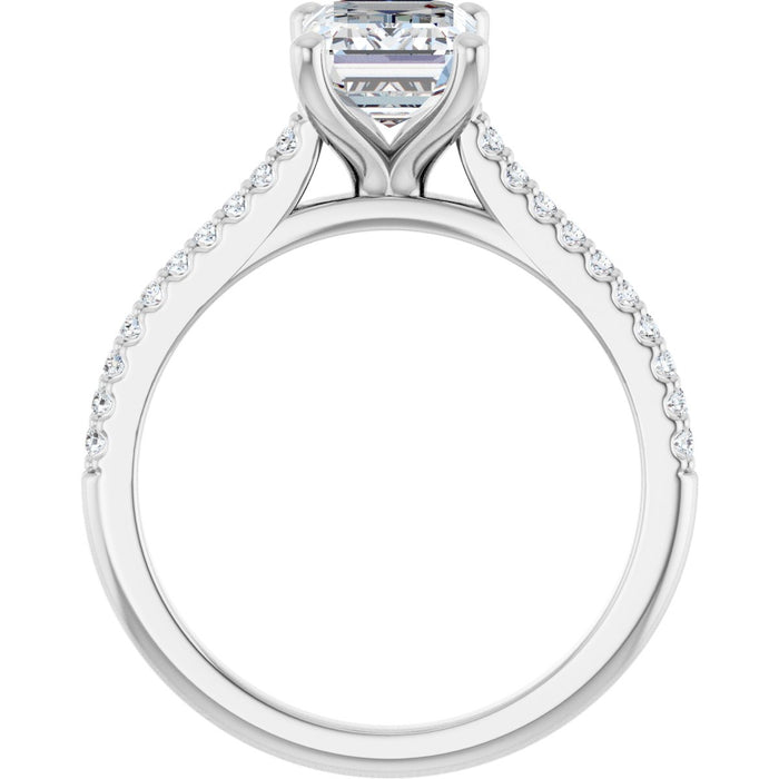 14K White | Emerald
