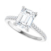 14K White | Emerald
