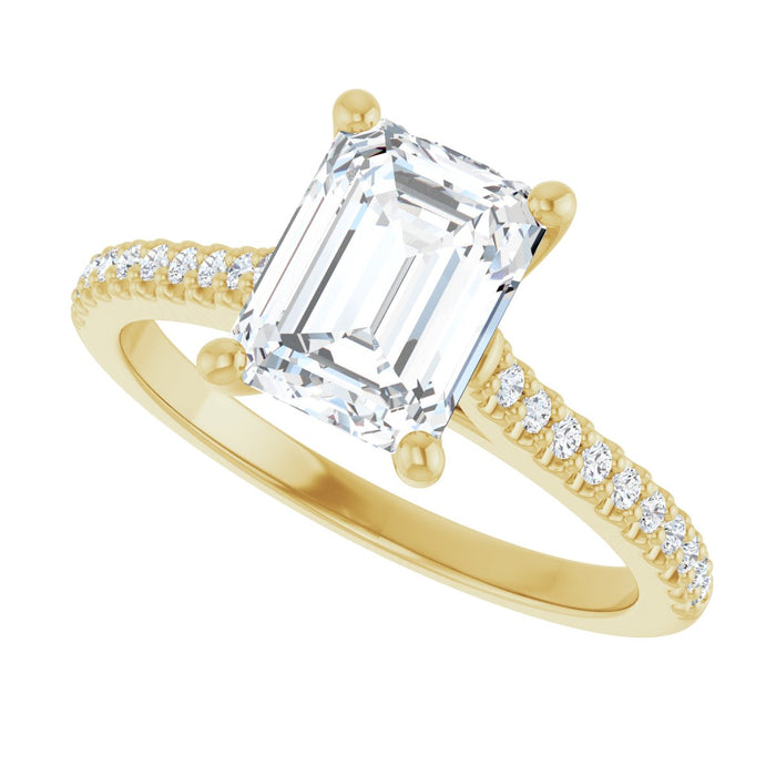 14K Yellow | Emerald