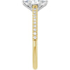 14K Yellow/White | Marquise
