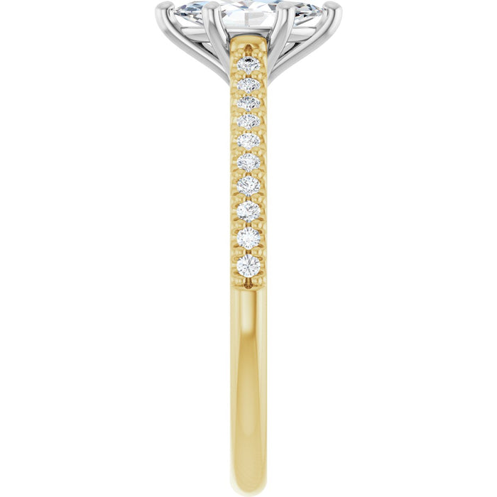 14K Yellow/White | Marquise