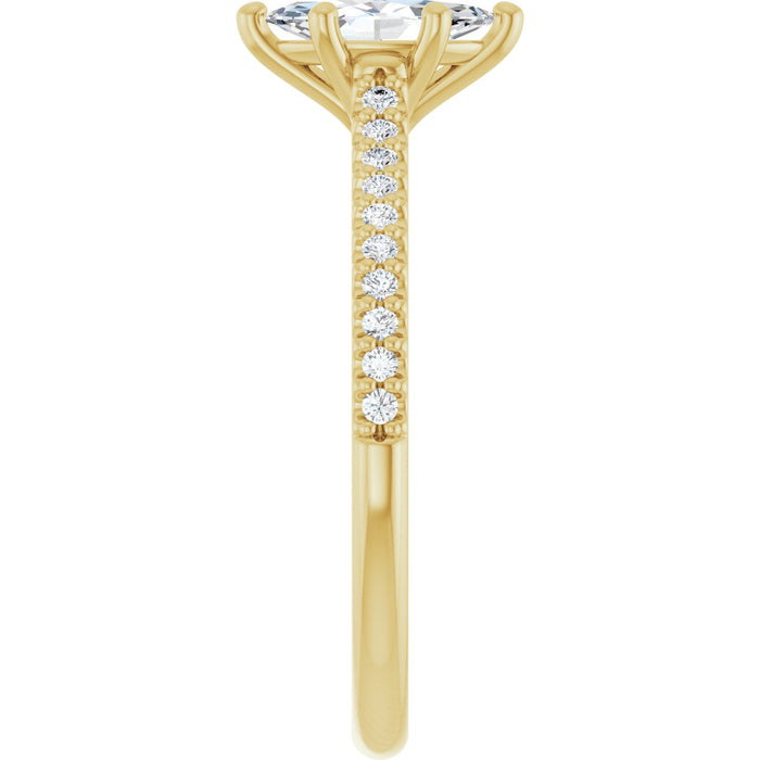 14K Yellow | Marquise