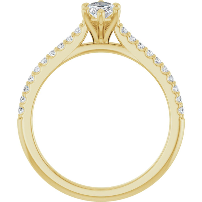 14K Yellow | Marquise