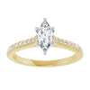 14K Yellow/White | Marquise