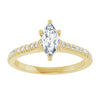 14K Yellow | Marquise