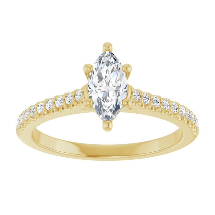 14K Yellow | Marquise