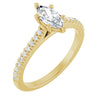 14K Yellow | Marquise