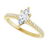 14K Yellow | Marquise